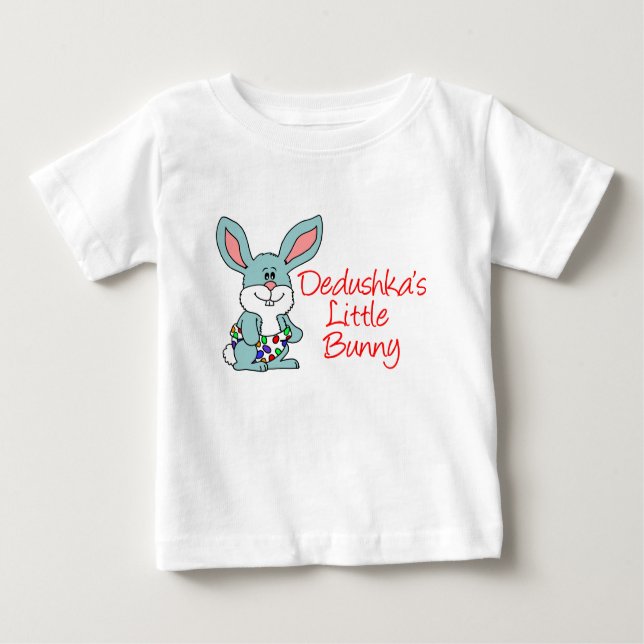 Dedushkas kleiner Hase Baby T-shirt (Vorderseite)