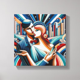 deduzentrisch leinwanddruck