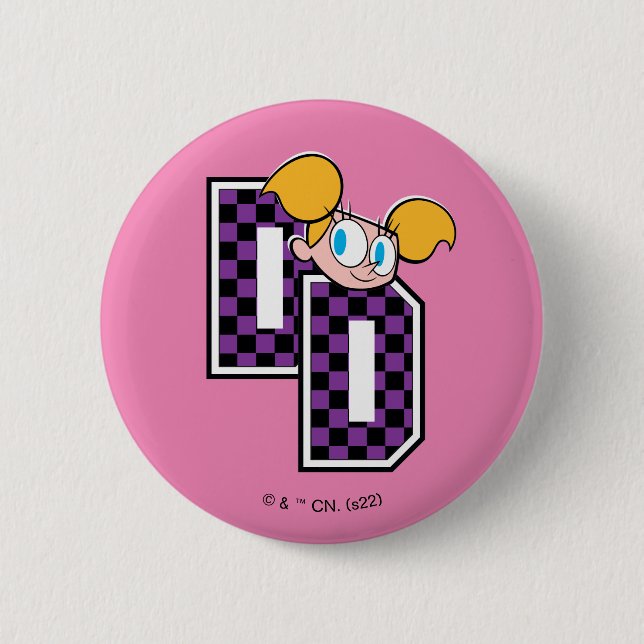 Dee Dee Athletic Letters Graphic Button (Vorderseite)