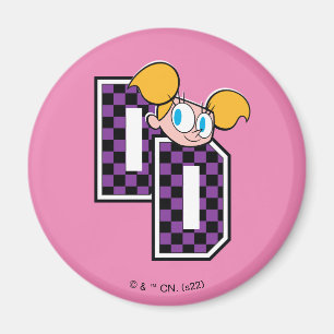 Dee Dee Athletic Letters Graphic Magnet