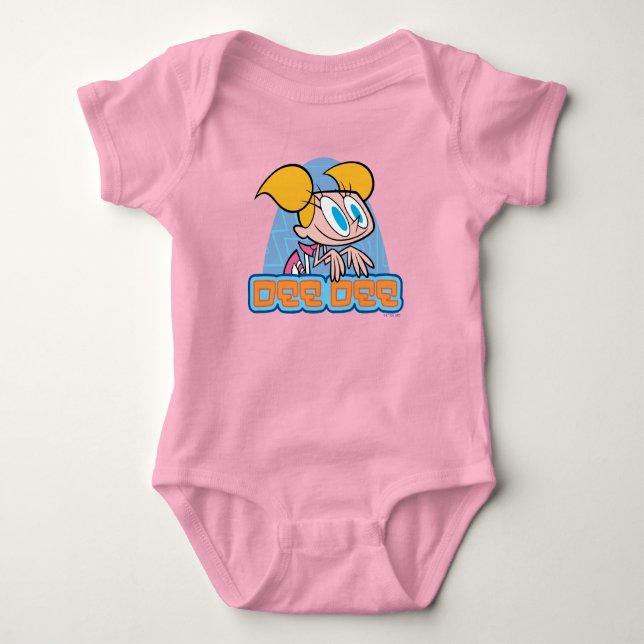 Dee Dee Character Name Graphic Baby Strampler (Vorderseite)