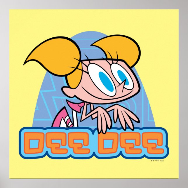 Dee Dee Character Name Graphic Poster (Vorne)