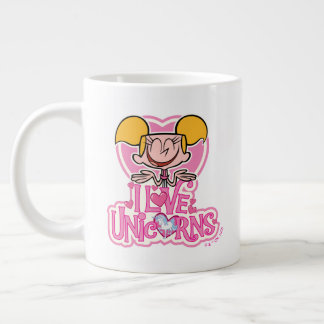 Dee Dee - I Liebe Unicorns Jumbo-Tasse