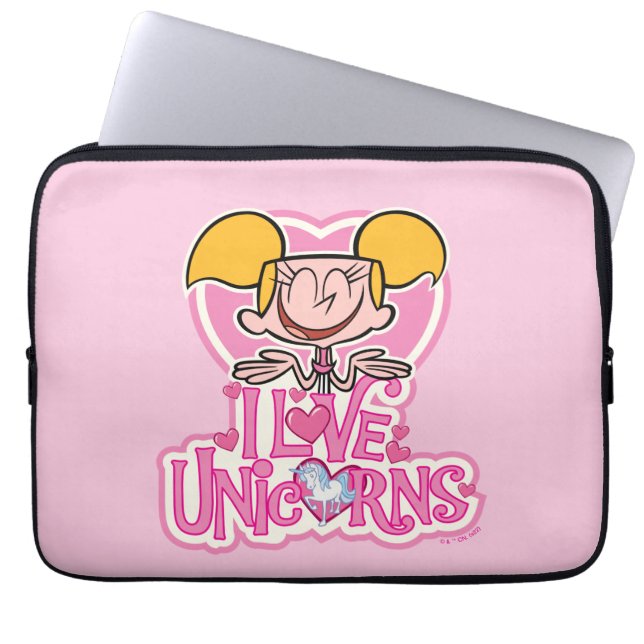 Dee Dee - I Liebe Unicorns Laptopschutzhülle (Vorderseite)