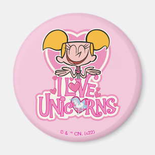 Dee Dee - I Liebe Unicorns Magnet