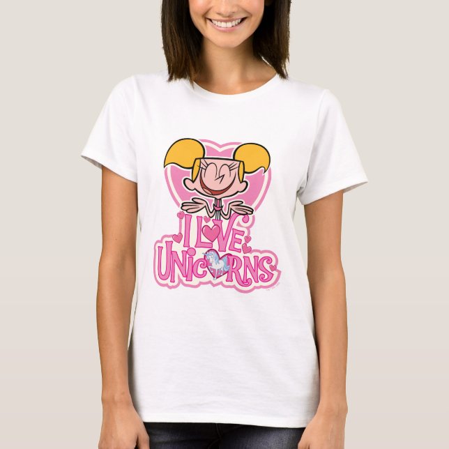 Dee Dee - I Liebe Unicorns T-Shirt (Vorderseite)