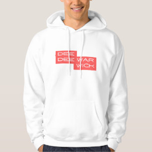 Dee Dee Warwick Coral Red Men's Hoodie