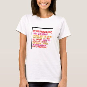 Dee Dee Warwick Cover Vinyl 1967 Women T - Shirt
