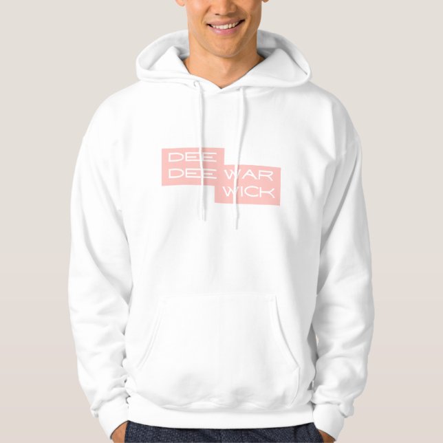 Dee Dee Warwick Pink Men Hoodie (Vorderseite)