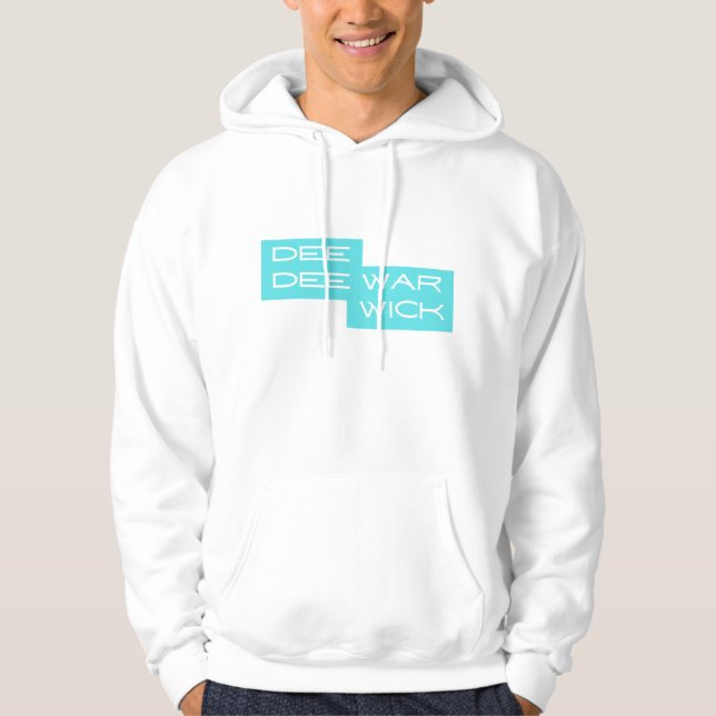 Dee Dee Warwick Türkis Hoodie (Vorderseite)