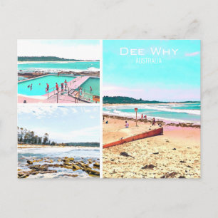 Dee Why Northern Beaches Sydney Postcard Postkarte