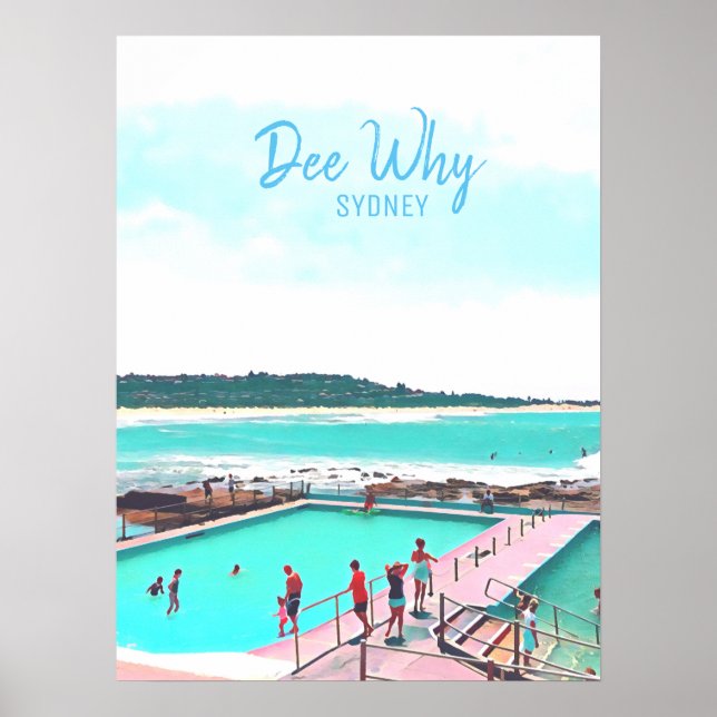 Dee Why Northern Strände Sydney Poster (Vorne)