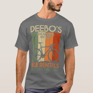 Deebo's Bike Rentals Funny Vintag Bike Rider T-Shirt
