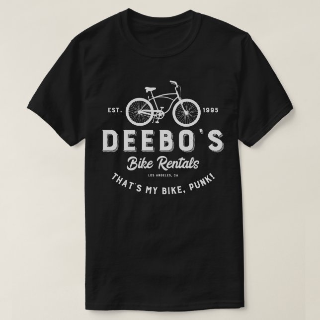 Deebos Bike Rentals T-Shirt (Design vorne)