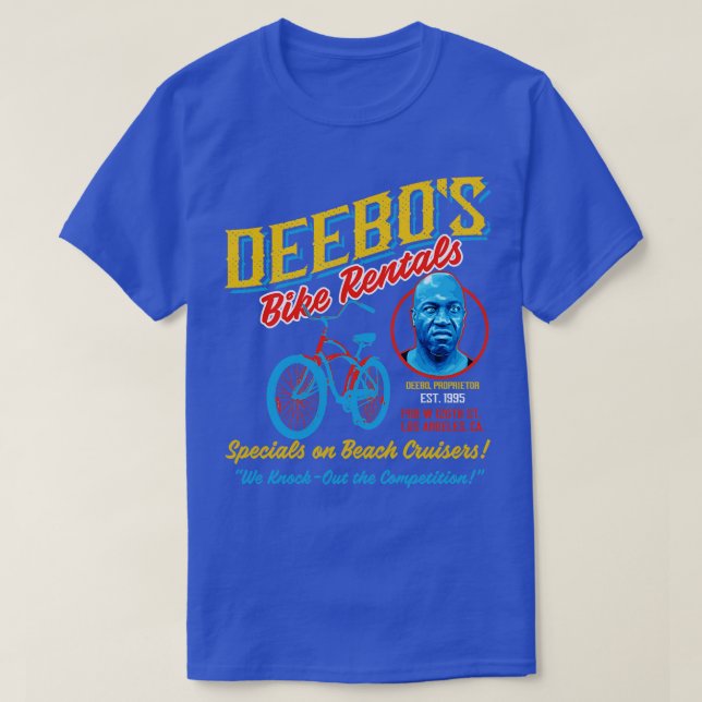 Deebos Bike Rentals T-Shirt (Design vorne)