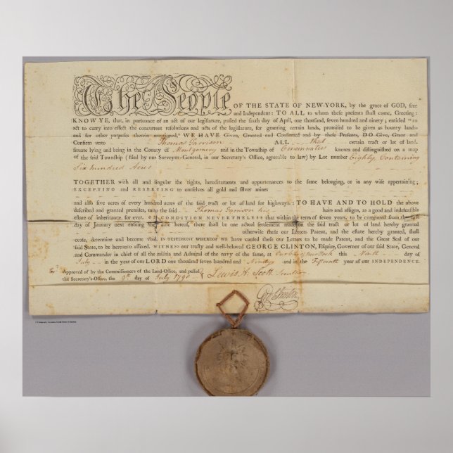 Deed, New York Poster (Vorne)