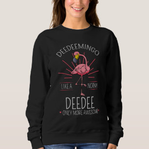 Deedeemingo Deedee Flamingo Oma Großmutter 3 Sweatshirt