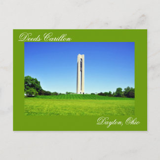 Deeds Carillon, Dayton, Ohio, USA Postkarte