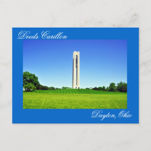 Deeds Carillon, Dayton, Ohio, USA Postkarte