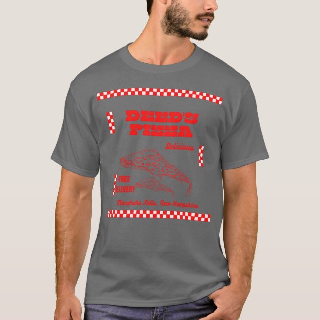 Deeds Pizza Mädchen T-Shirt (Vorderseite)