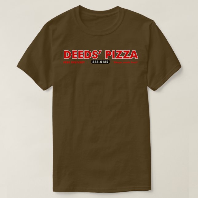 Deeds Pizza Mandrake Falls T-Shirt (Design vorne)