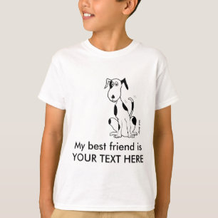 Deefa Hund - Mein bester Freund ist DEIN TEXT HIER T-Shirt