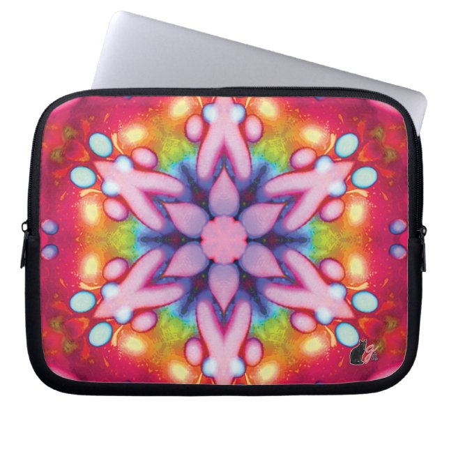 Deelish Kaleidoscope Laptop Sleeve (Vorderseite)