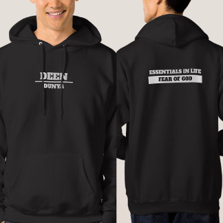 Deen Über Dunya Angst Vor Gott Islamische Männer Hoodie
