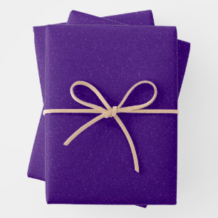 Deep Amethyst Glitzer Geschenkblätter - Anpassen Geschenkpapier Set