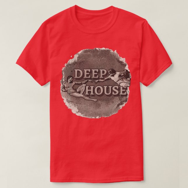 Deep antique House Music T-Shirt (Design vorne)