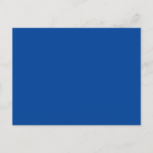 Deep Blue #004095, Cool Blue Ankündigungspostkarte