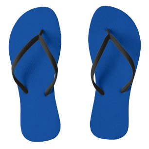 Deep Blue #004095, Cool Blue Flip Flops