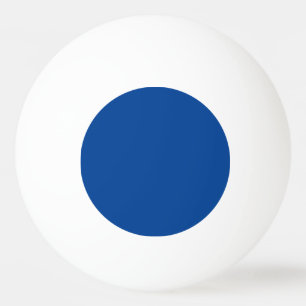 Deep Blue #004095, Cool Blue Ping Pong Paddle Tischtennisball