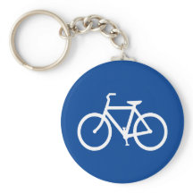 Deep Blue and White Bicycle Kontur