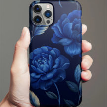 Deep Blue Blume Sea Personalisiert Phone Case