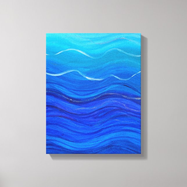 Deep Blue Leinwanddruck (Vorderseite)