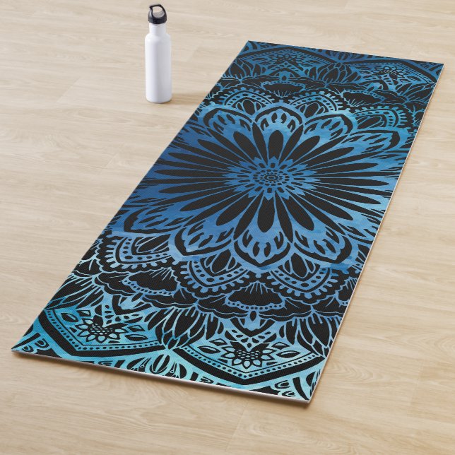 Deep Blue Mandala Yogamatte (Beispiel)