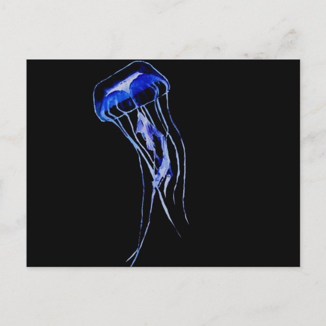 Deep Blue Postkarte (Vorderseite)