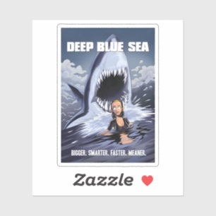 Deep Blue Sea Movie Shark Aufkleber