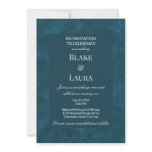Deep Blue Simple Watercolor Custom