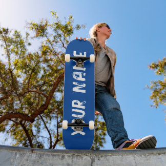 Deep Blue Skateboard