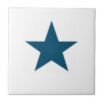 Deep Blue Star Fliese<br><div class="desc">Deep Blue Star Keramik Tile. Sterne sind immer in Mode!</div>