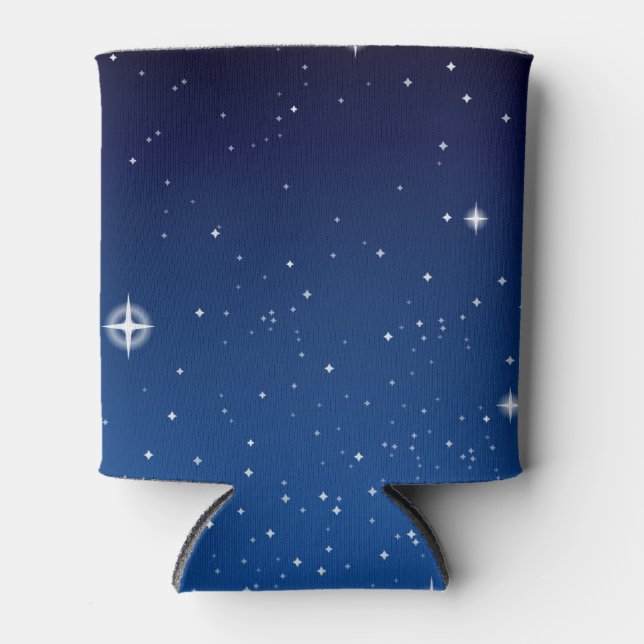 Deep Blue Starry Night Sky Dosenkühler (Vorderseite)