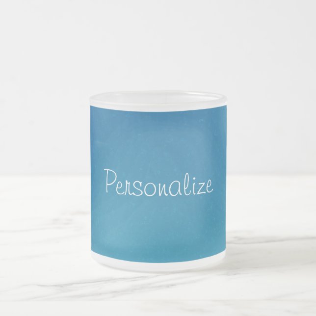 Deep Blue Swirl Kaffee Tasse (Mittel)