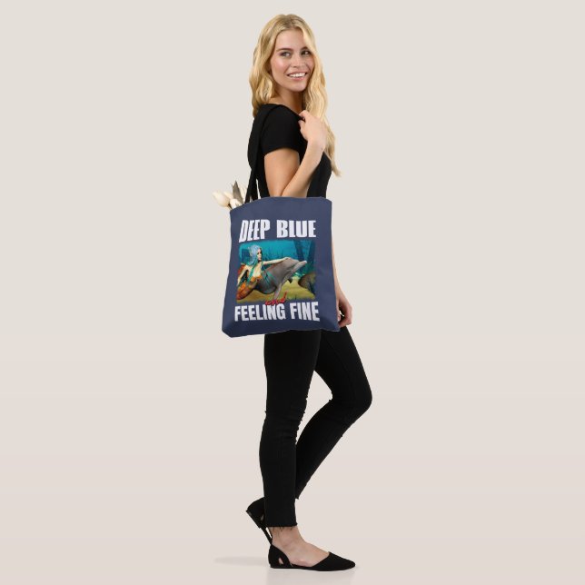 Deep Blue und Gefühl Fine Mermaid und Dolphin (Am Model)