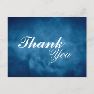 Deep Blue Vielen Dank Postkarte