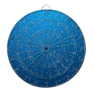 Deep Blue Water und TIny Bubbles Dartscheibe