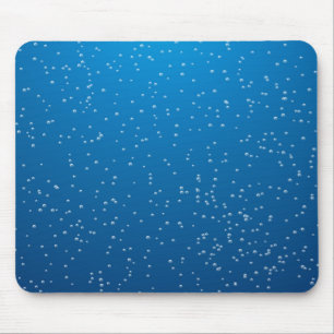 Deep Blue Water und TIny Bubbles Mousepad