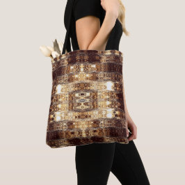Deep Brown Abstrakt Tote Bag