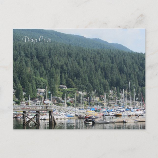 Deep Cove, Vancouver, B.C. Postkarte (Vorderseite)